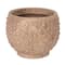 Hello Honey® 7'' Distressed Finish Sandstone Hobnail Planter